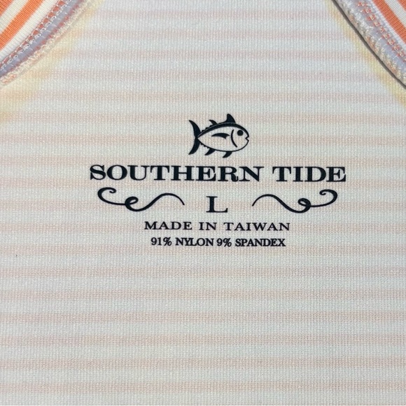 SOUTHERN TIDE Cherise Active T-Back Performance Tank in Citrus Punch Sz Large - Picture 8 of 13